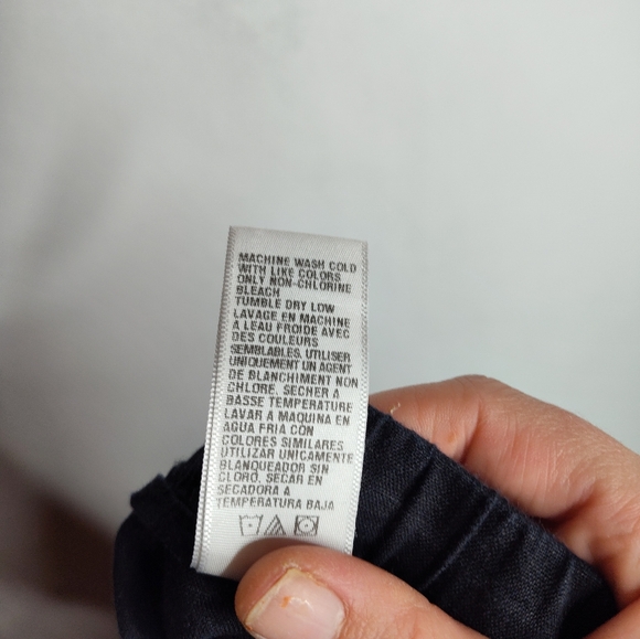 Standard James Perse Linen Soft Drape Pant in black size 1/S - Picture 7 of 10